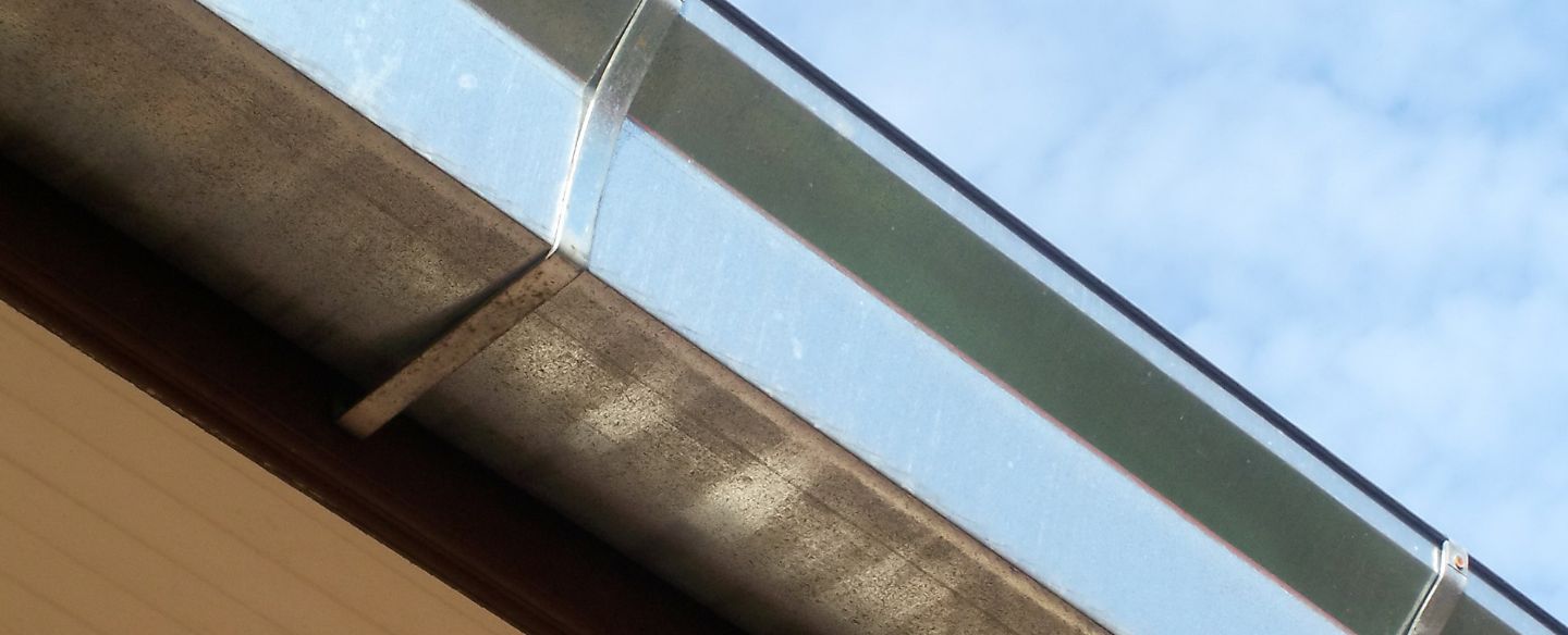 aluminum gutter close up details yorktown heights ny